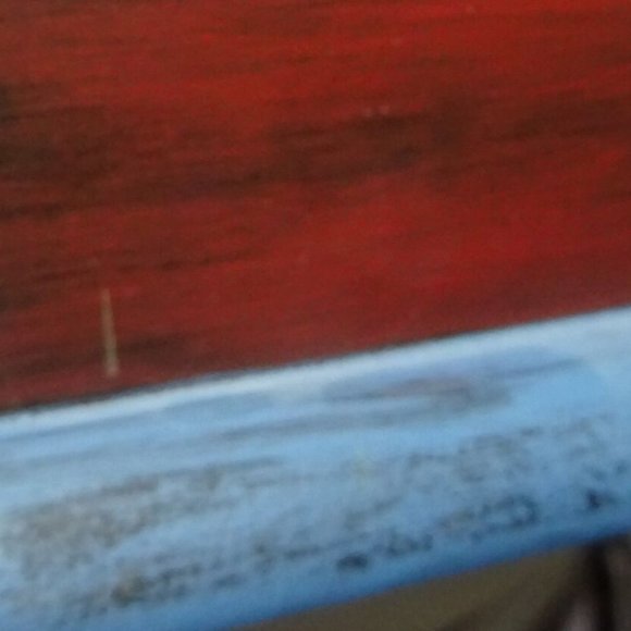 Valerie Pillow Americana Folk Art Wood Recipe Trinket Box Hallmark Very Good - Picture 6 of 8